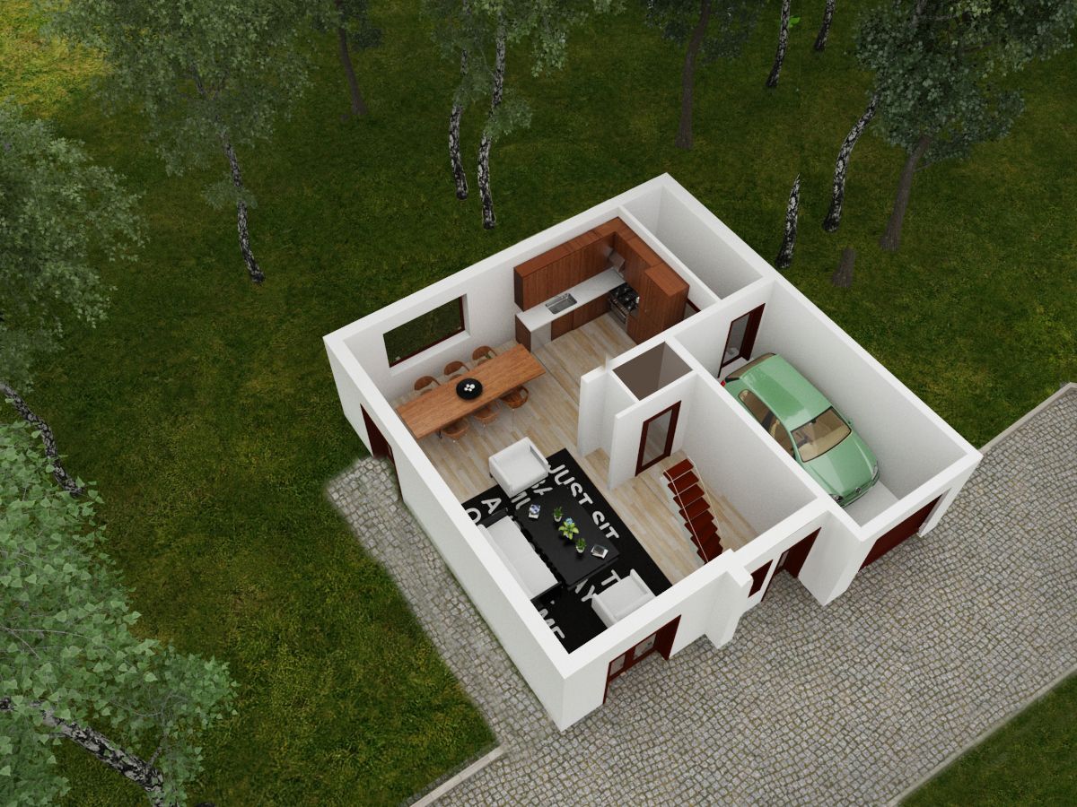 Plan Maison 3D Chaceniere 1