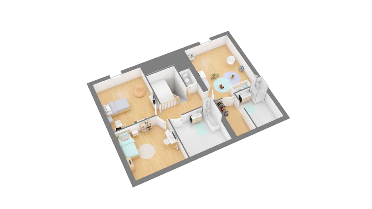 styl habitat_chainiere-g1-axo_etage