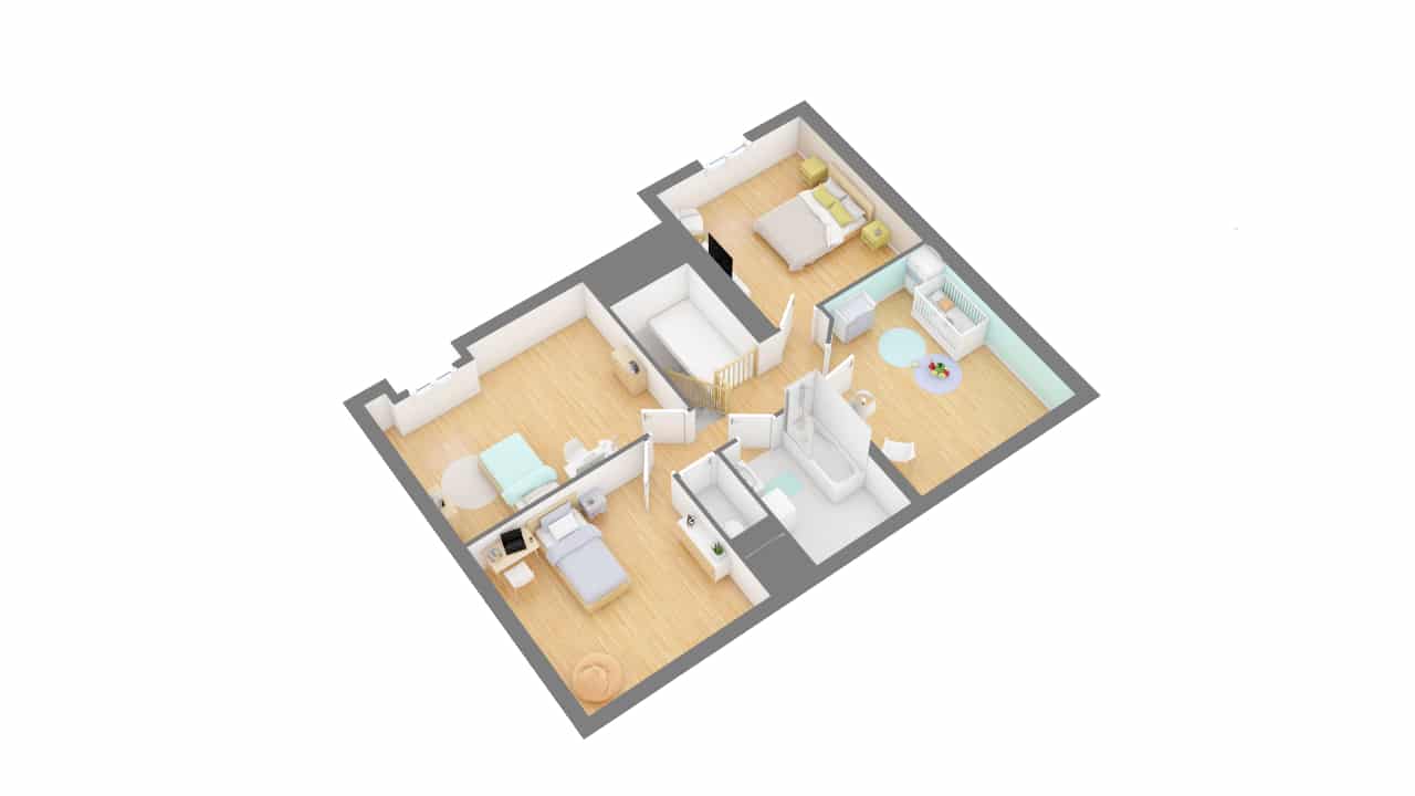 styl habitat_domainiere- etageg1-axo_etage