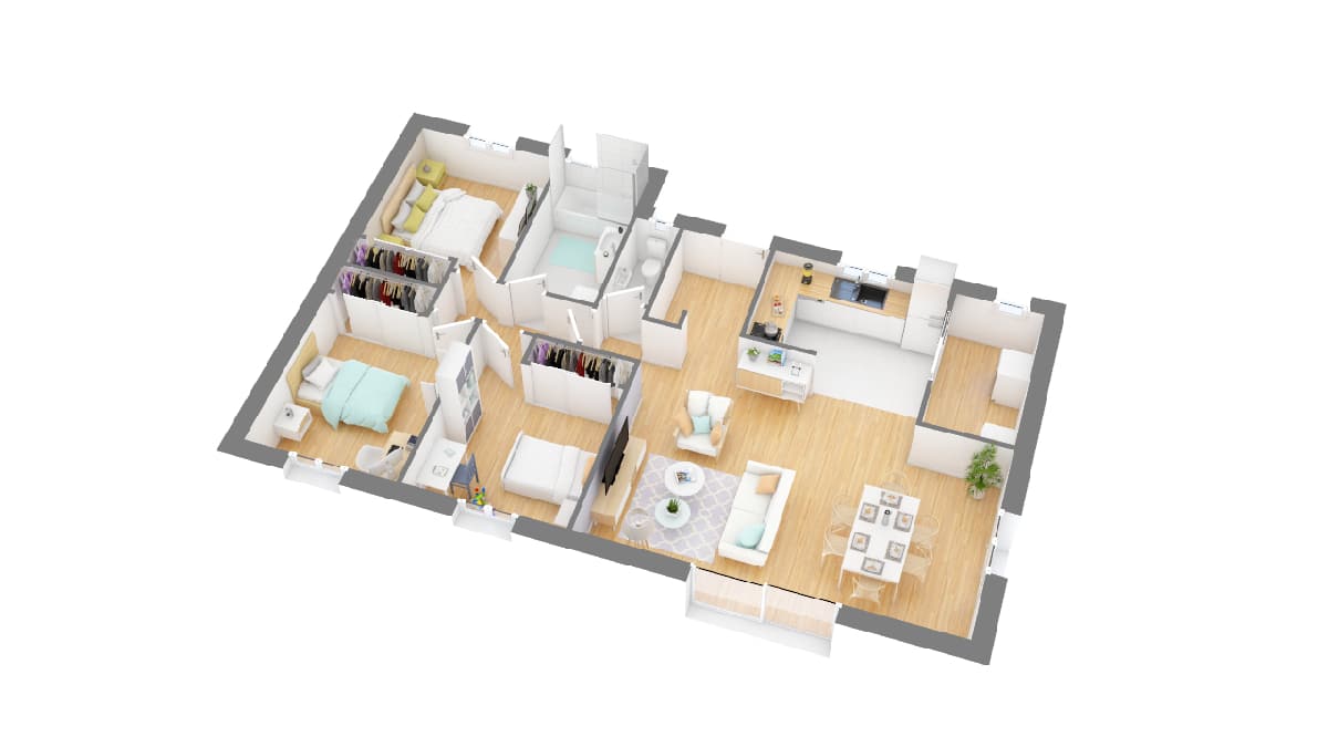 Selliere vue plan 2D axo_rdc